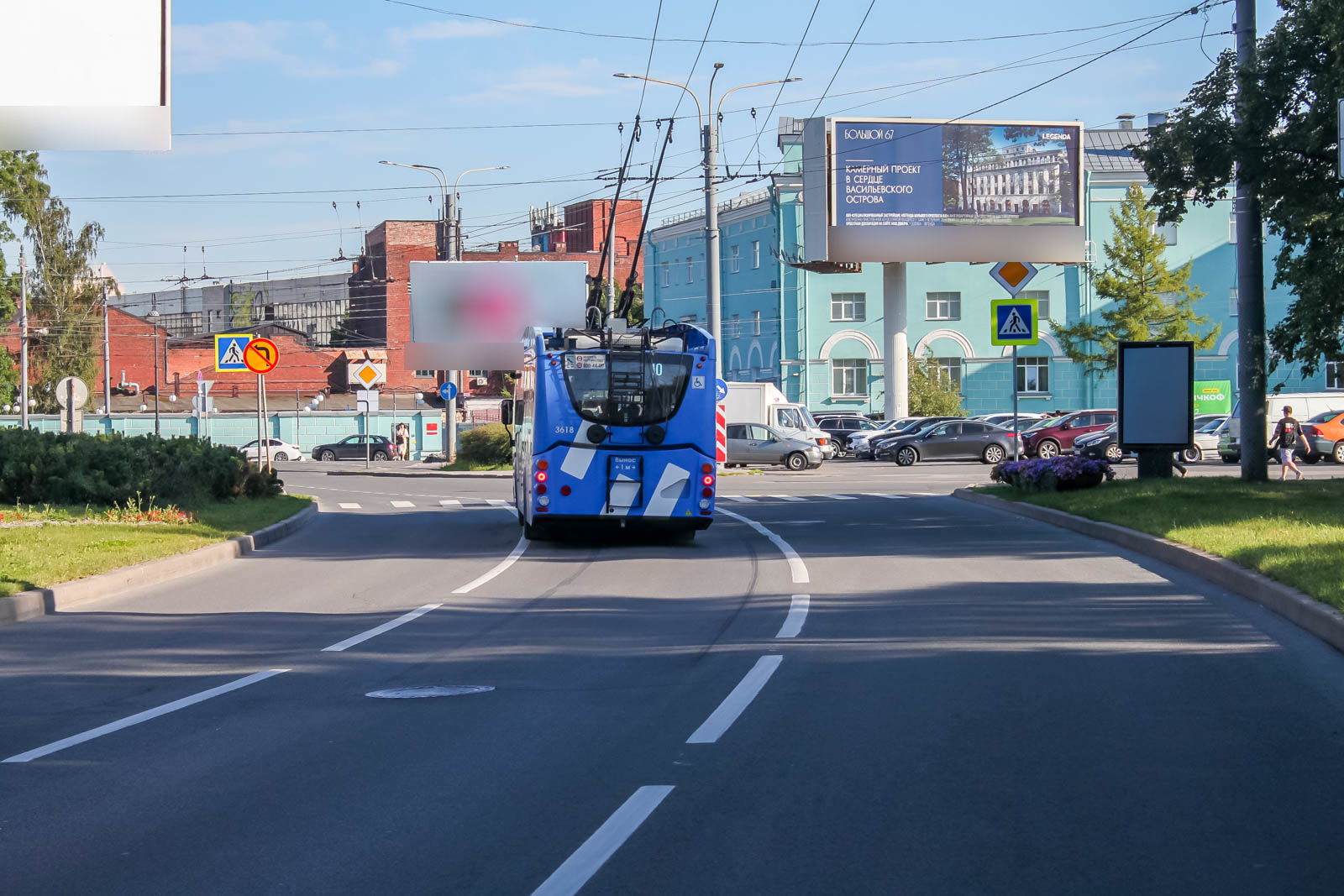 Фотография рекламного носителя, тип: Суперсайт 5x12, адрес: Большой В.О. пр-т. Х Наличная ул., Санкт-Петербург, Россия. Сторона А2 №1066176