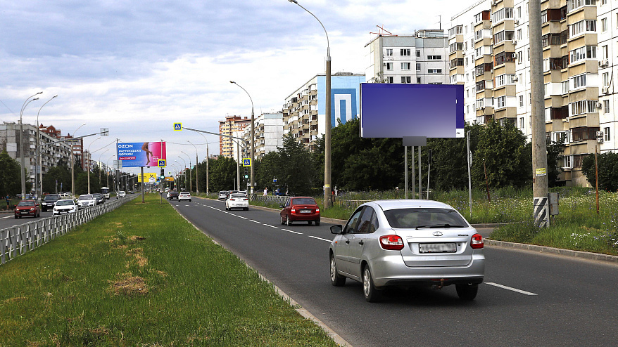Фотография рекламного носителя, тип: Билборд 3x6, адрес: Автостроителей ул., в районе ТК «Кольцо», Тольятти, Самарская область, Россия. Сторона A №1395795