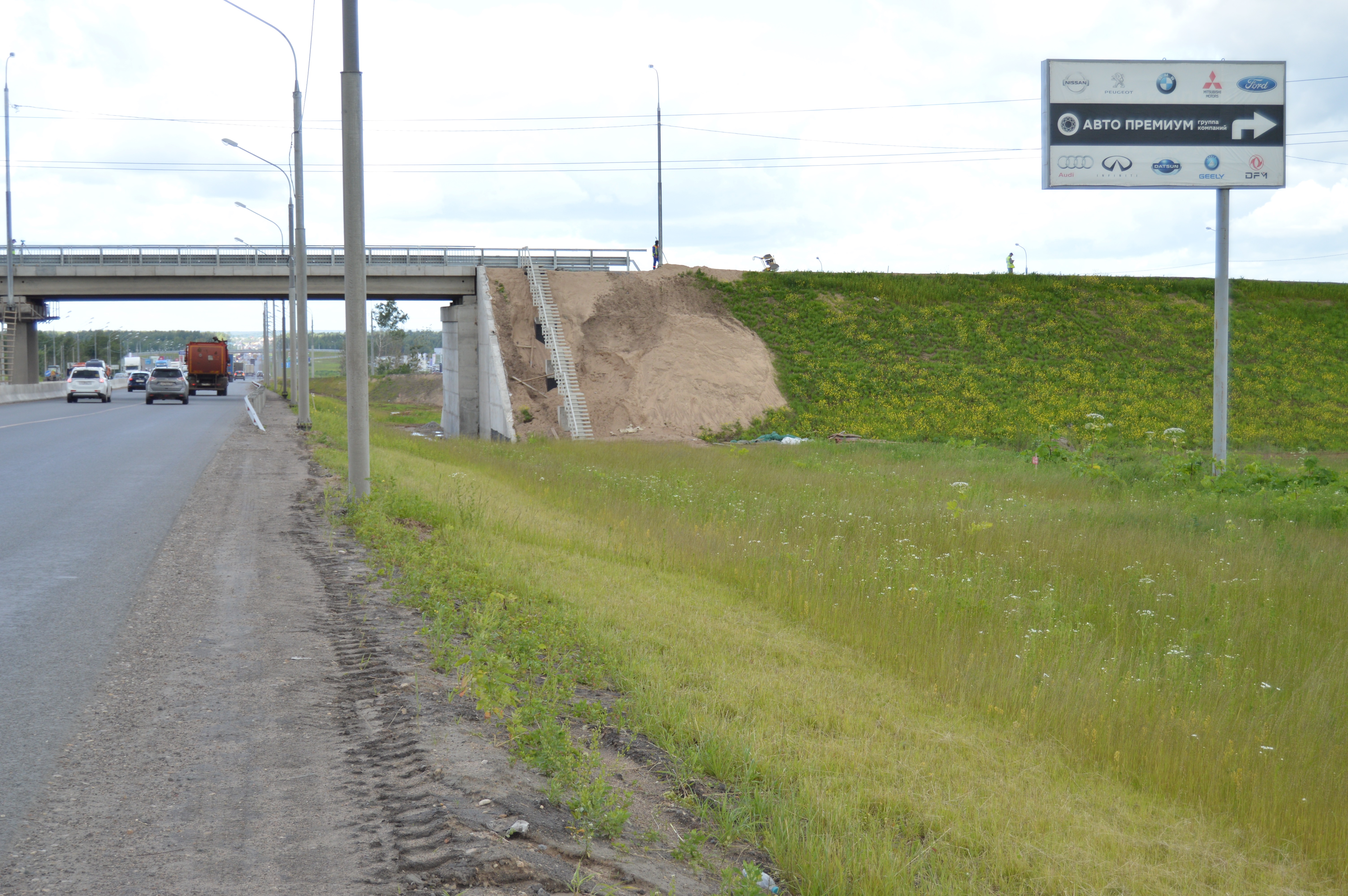 Фотография рекламного носителя, тип: Билборд 3x6, адрес: Окружная М10 а/д., 163 745м, Тверь, Тверская область, Россия. Сторона А №544823