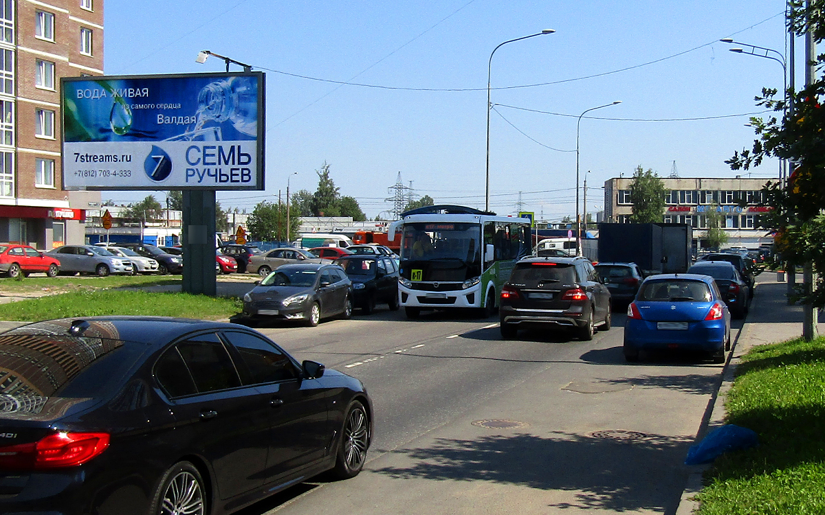 Фотография рекламного носителя, тип: Билборд 3x6, адрес: Бестужевская ул., д.54, Санкт-Петербург, Россия. Сторона B №170660