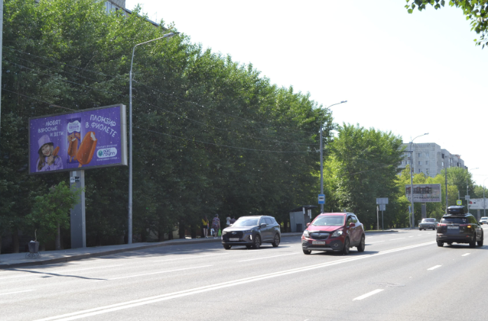 Фотография рекламного носителя, тип: Билборд 3x6, адрес: Червишевский тракт, д.29 Х Ставропольская ул., д.13, Тюмень, Тюменская область, Россия. Сторона Б1-Б3 №764596
