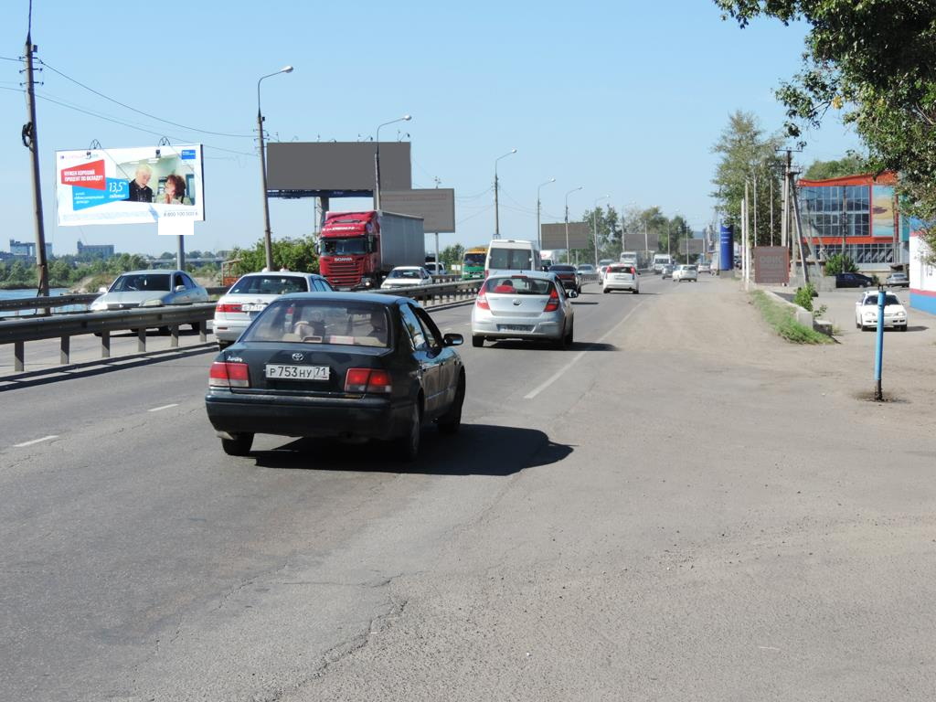 Фотография рекламного носителя, тип: Билборд 3x6, адрес: Сурнова наб., Иркутск, Иркутская область, Россия. Сторона B №85493