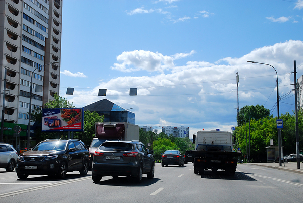 Фотография рекламного носителя, тип: Билборд 3x6, адрес: Дежнева пр-зд., д.29, корп.1, Москва, Россия. Сторона Б №100877