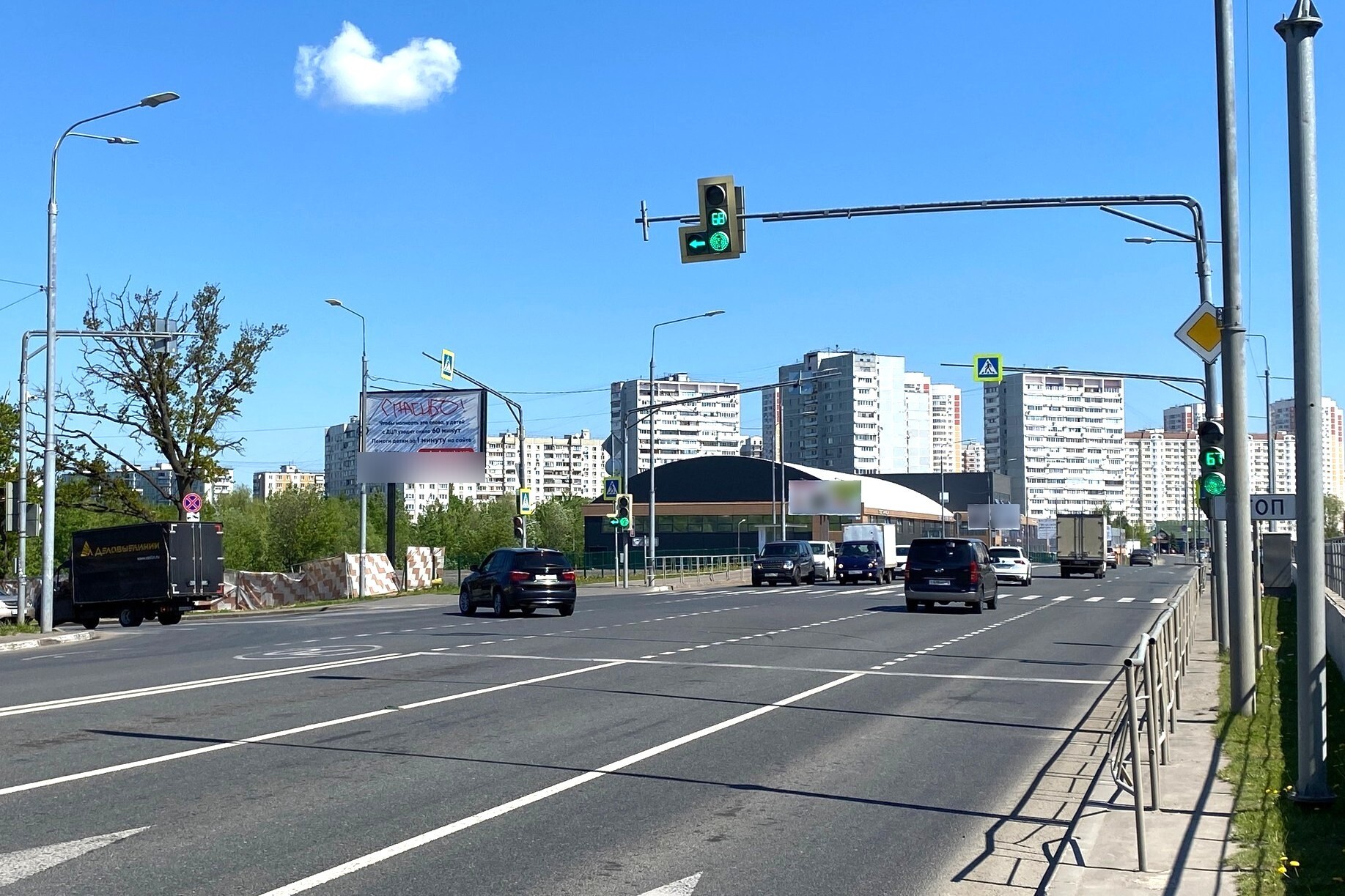 Фотография рекламного носителя, тип: Билборд 3x6, адрес: Валуевское ш., 470м, ТРЦ Новомосковский, Москва, Россия. Сторона Б №767697