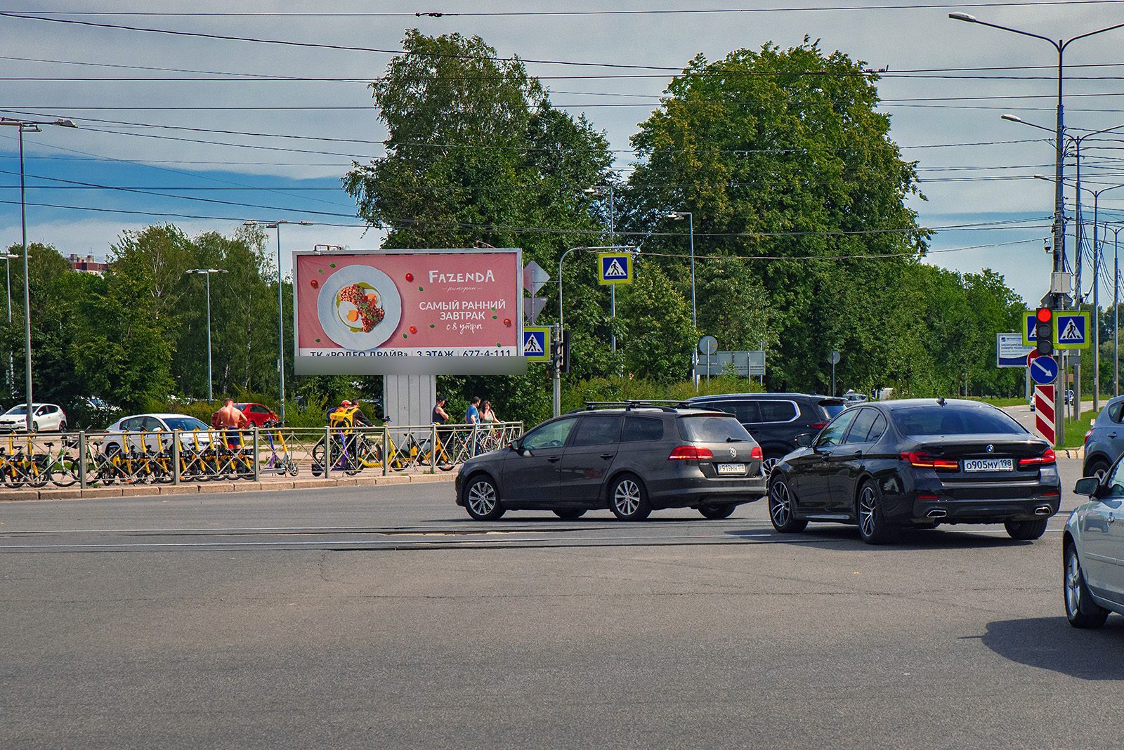 Фотография рекламного носителя, тип: Билборд 3x6, адрес: Северный пр-т. Х Культуры пр-т., д.1, поз.1, Санкт-Петербург, Россия. Сторона B №168817