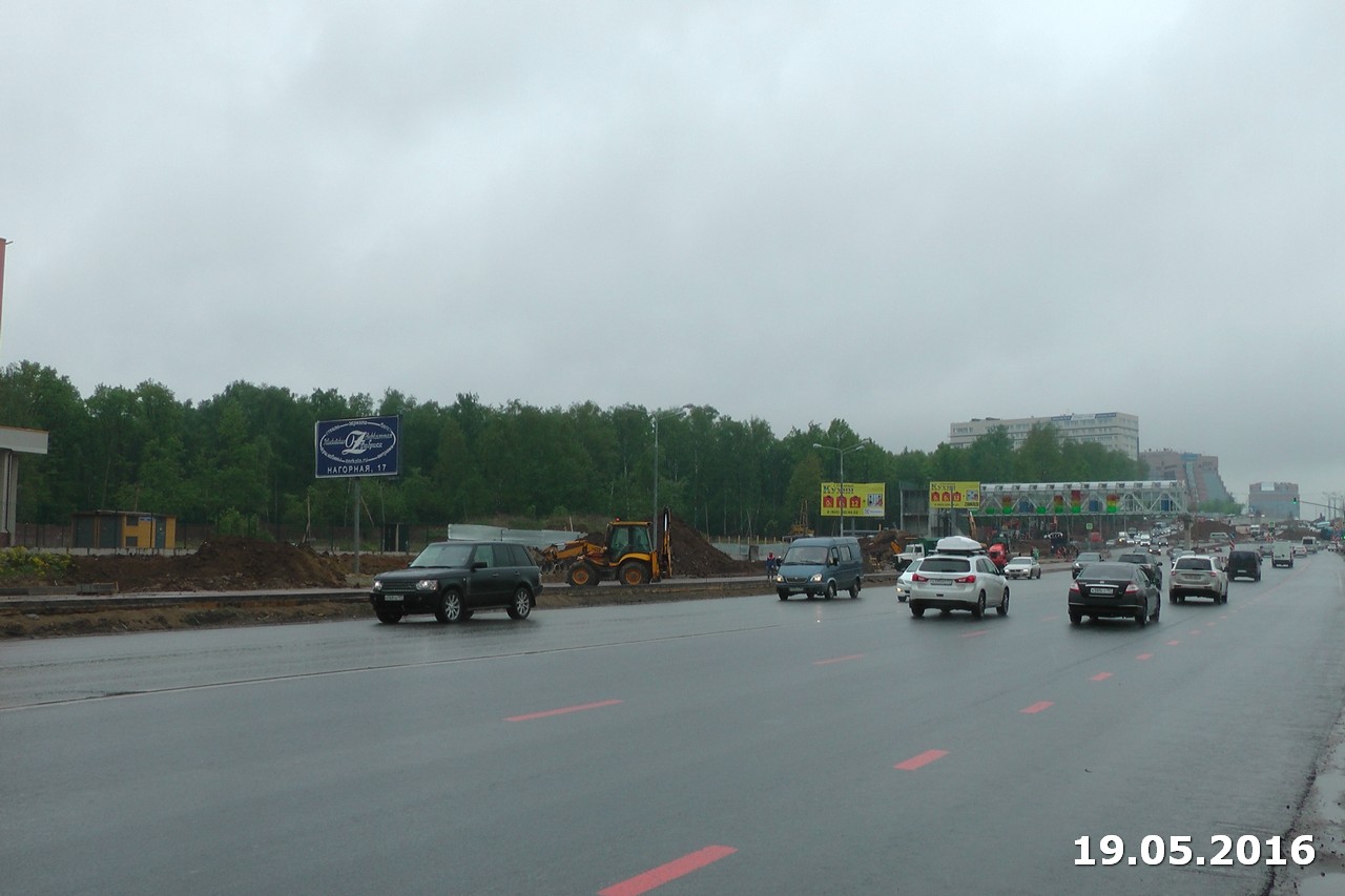 Фотография рекламного носителя, тип: Билборд 3x6, адрес: Калужское ш., 22 470м, Московская область, Россия. Сторона B №4660