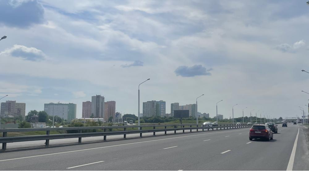 Фотография рекламного носителя, тип: Билборд 3x6, адрес: Затон (объездная)-Трасса М7-Казань а/д, поз.1, Уфа, Республика Башкортостан, Россия. Сторона Б №1326536