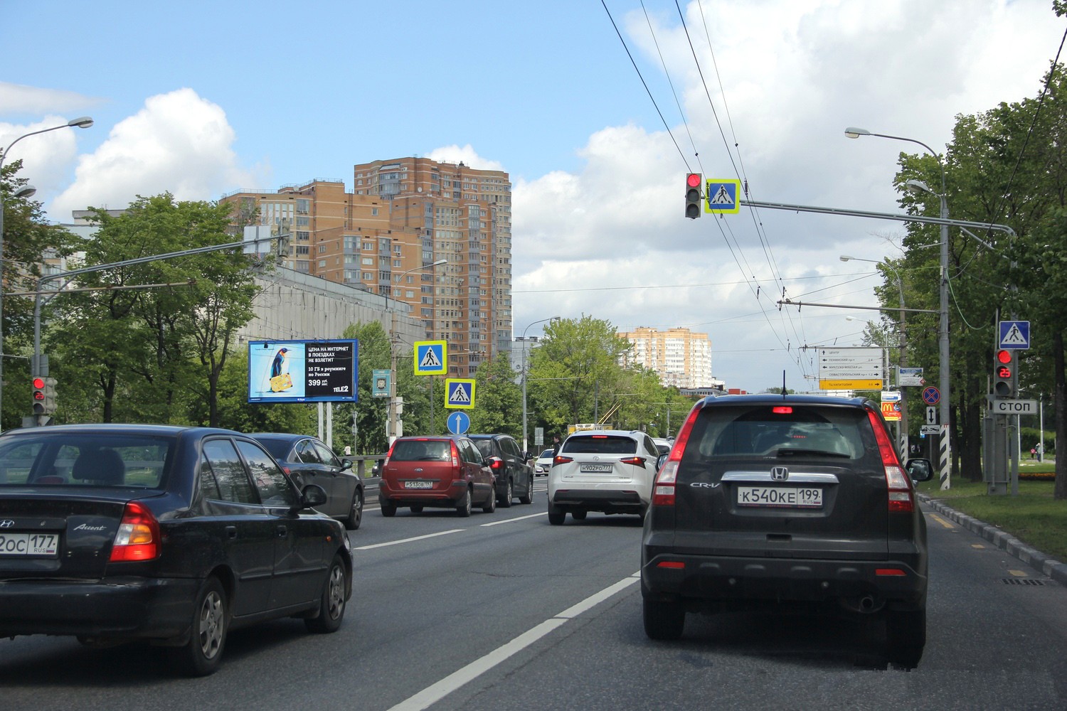 Фотография рекламного носителя, тип: Билборд 3x6, адрес: Профсоюзная ул., д.116, корп.1, Москва, Россия. Сторона Б №102520