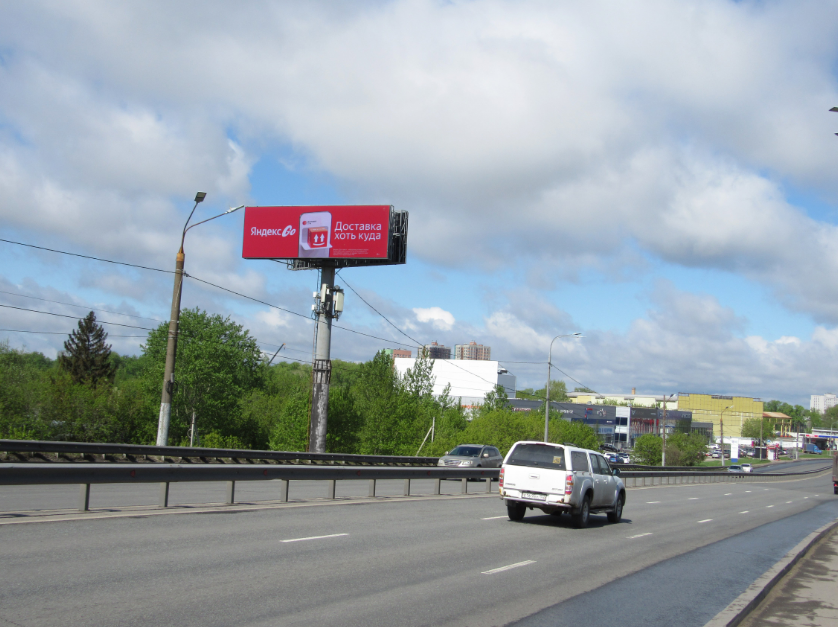 Фотография рекламного носителя, тип: Суперсайт 4x12, адрес: Комсомольское ш., д.14А, корп.1, Нижний Новгород, Нижегородская область, Россия. Сторона Б1-Б10 №1378030