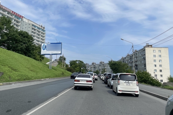 Фотография рекламного носителя, тип: Билборд 3x6, адрес: Котельникова ул., д.13, Владивосток, Приморский край, Россия. Сторона Б №153997