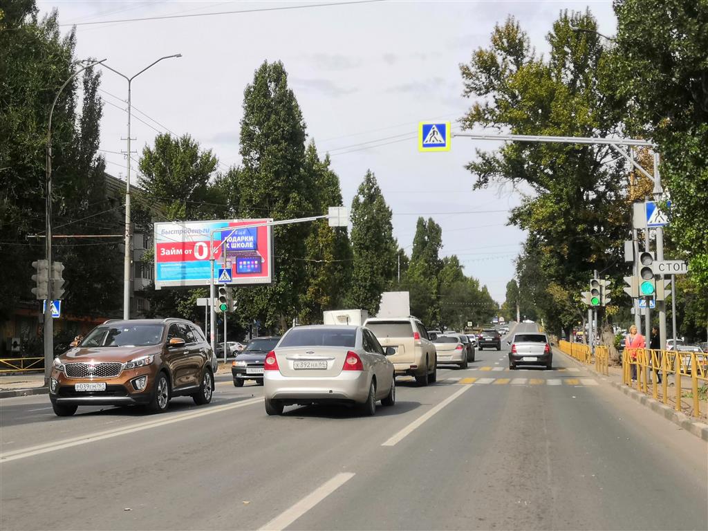 Фотография рекламного носителя, тип: Билборд 3x6, адрес: Строителей пр-т. Х Осенняя ул., поз.1, Саратов, Саратовская область, Россия. Сторона Б №90939