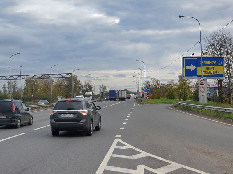 Фотография рекламного носителя, тип: Билборд 3x6, адрес: Московское ш., д.9, Санкт-Петербург, Россия. Сторона A №169728