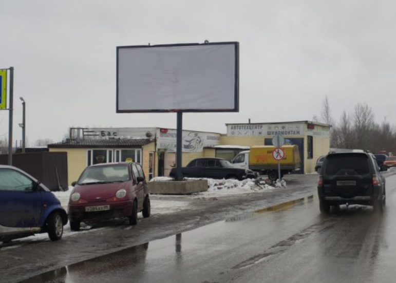 Фотография рекламного носителя, тип: Билборд 3x6, адрес: Промышленная ул., д.41, Кудрово, Ленинградская область, Россия. Сторона В №1348743