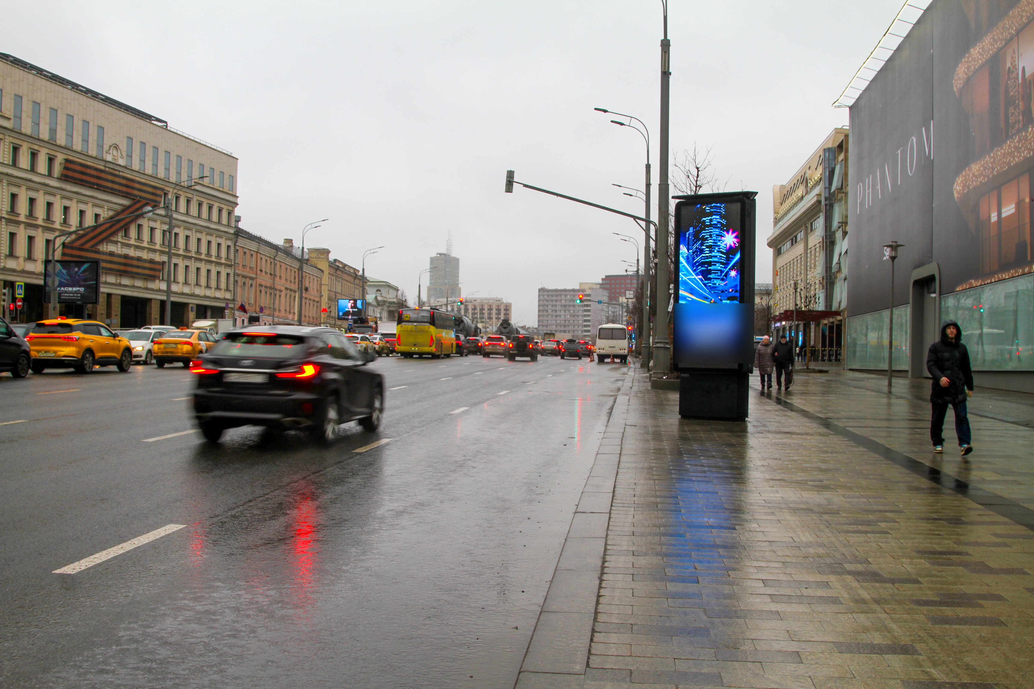 Фотография рекламного носителя, тип: Пиллар 3x1.4, адрес: М. Сухаревская пл., д.6, Москва, Россия. Сторона A1-A10 №365247