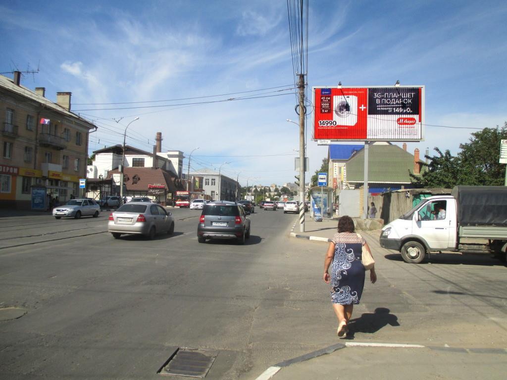 Фотография рекламного носителя, тип: Билборд 3x6, адрес: Танкистов ул. Х Крайняя ул., поз.1, Саратов, Саратовская область, Россия. Сторона A1-A3 №90940