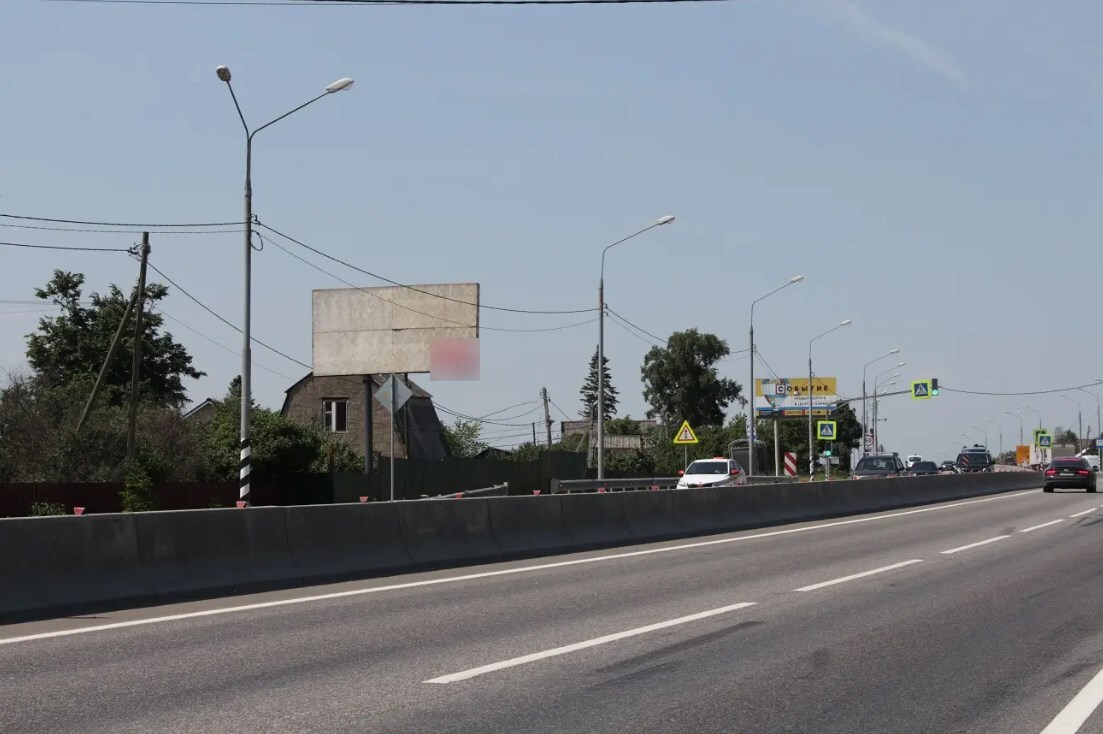 Фотография рекламного носителя, тип: Билборд 3x6, адрес: Пешки д., Ленинградское ш., 55 520м, Московская область, Россия. Сторона B №245538