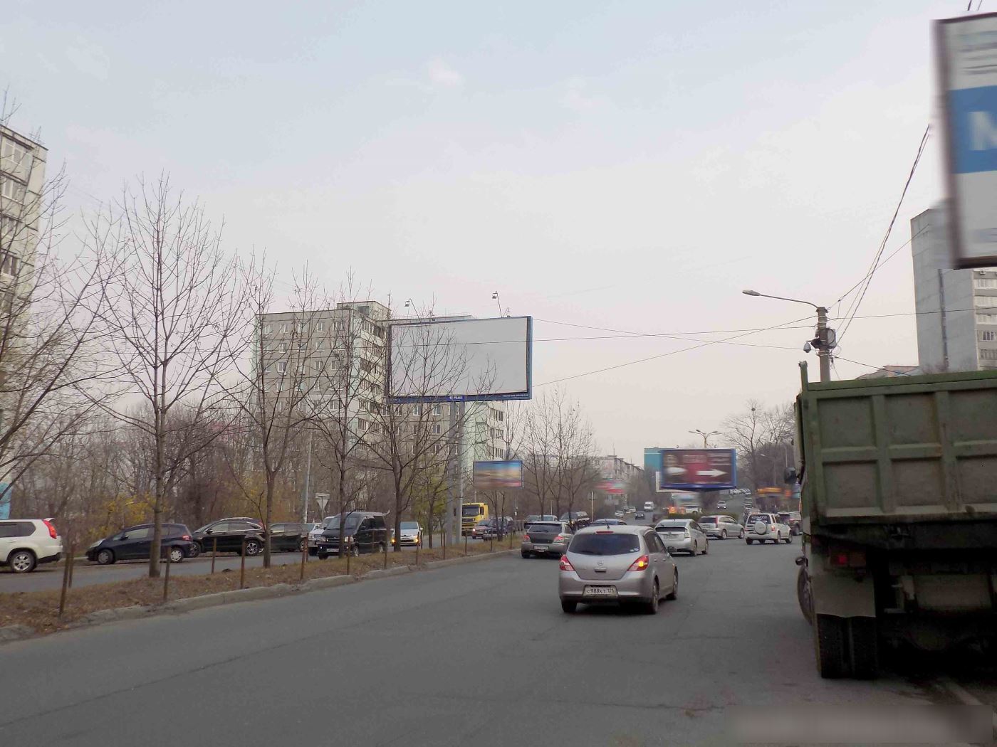 Фотография рекламного носителя, тип: Билборд 3x6, адрес: Красного Знамени пр-т., Владивосток, Приморский край, Россия. Сторона А1 №154000