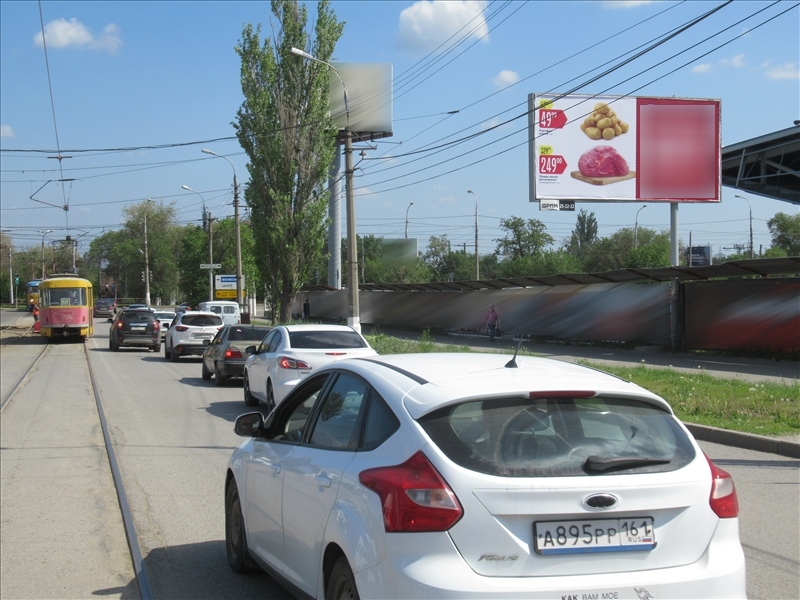 Фотография рекламного носителя, тип: Билборд 3x6, адрес: Штеменко ул., д.1, Волгоград, Волгоградская область, Россия. Сторона А №111379