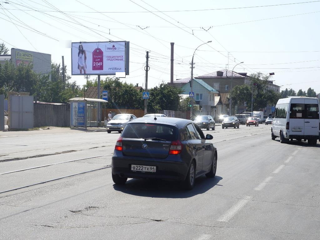 Фотография рекламного носителя, тип: Билборд 3x6, адрес: Танкистов ул. Х Крайняя ул., поз.1, Саратов, Саратовская область, Россия. Сторона Б №90941