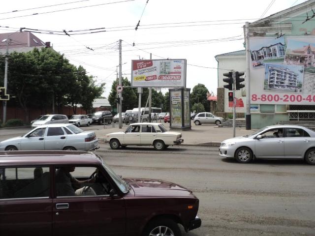 Фотография рекламного носителя, тип: Билборд 3x6, адрес: Северная ул. Х Тургенева ул., Краснодар, Краснодарский край, Россия. Сторона А1-А3 №235336