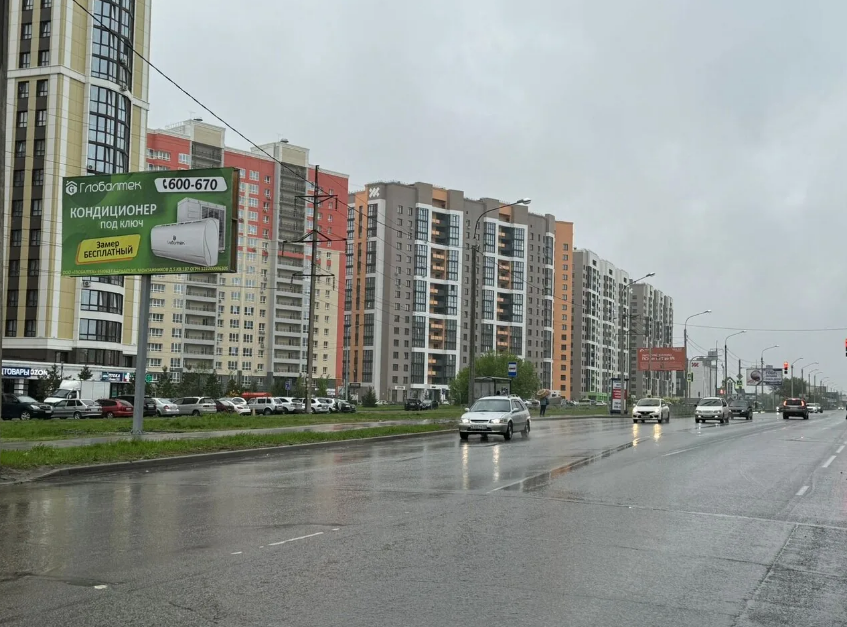 Фотография рекламного носителя, тип: Билборд 3x6, адрес: Энтузиастов ул., д.53в, Барнаул, Алтайский край, Россия. Сторона В №1332033