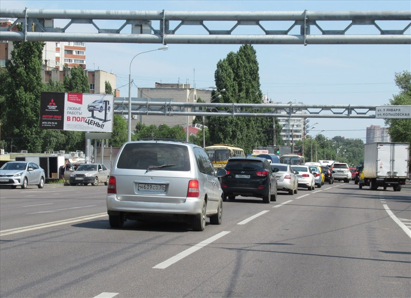 Фотография рекламного носителя, тип: Билборд 3x6, адрес: 9 Января ул., д.280, Воронеж, Воронежская область, Россия. Сторона Б №111956