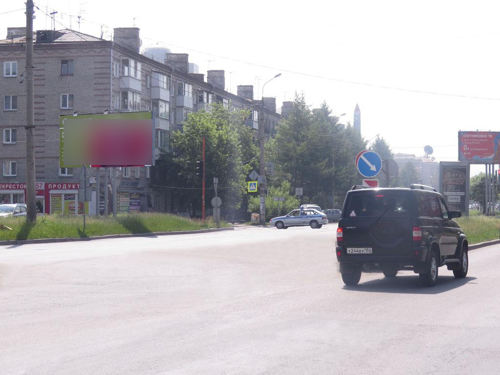 Фотография рекламного носителя, тип: Билборд 3x6, адрес: Чайковского ул., д.11, Красноярск, Красноярский край, Россия. Сторона B №88437