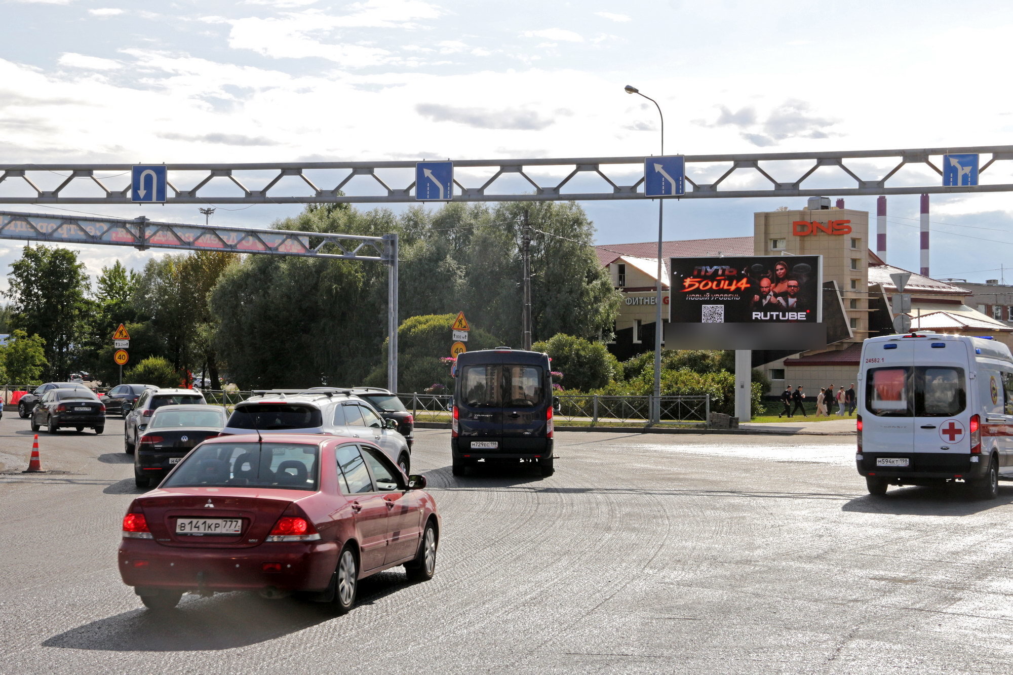 Фотография рекламного носителя, тип: Билборд 3x6, адрес: Сестрорецк г., Приморское ш., д.268А Х Транспортная ул., Санкт-Петербург, Россия. Сторона А1 №325207