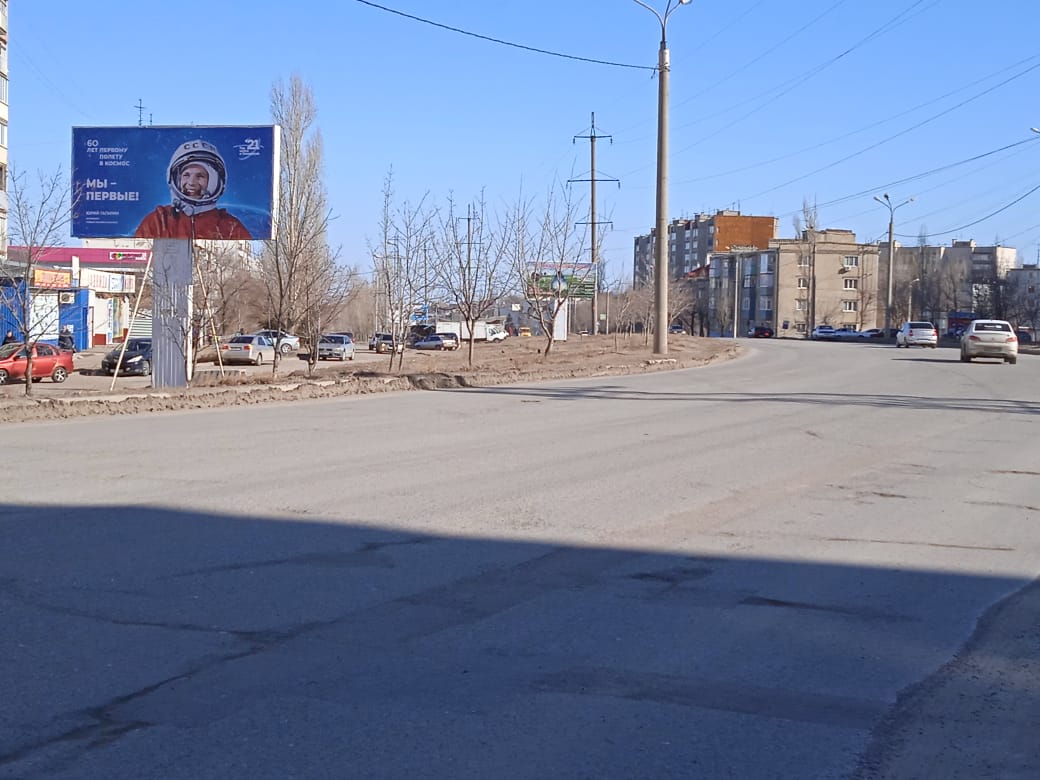 Фотография рекламного носителя, тип: Билборд 3x6, адрес: Базарова ул., д.160, Раот, Камышин, Волгоградская область, Россия. Сторона Б №478743