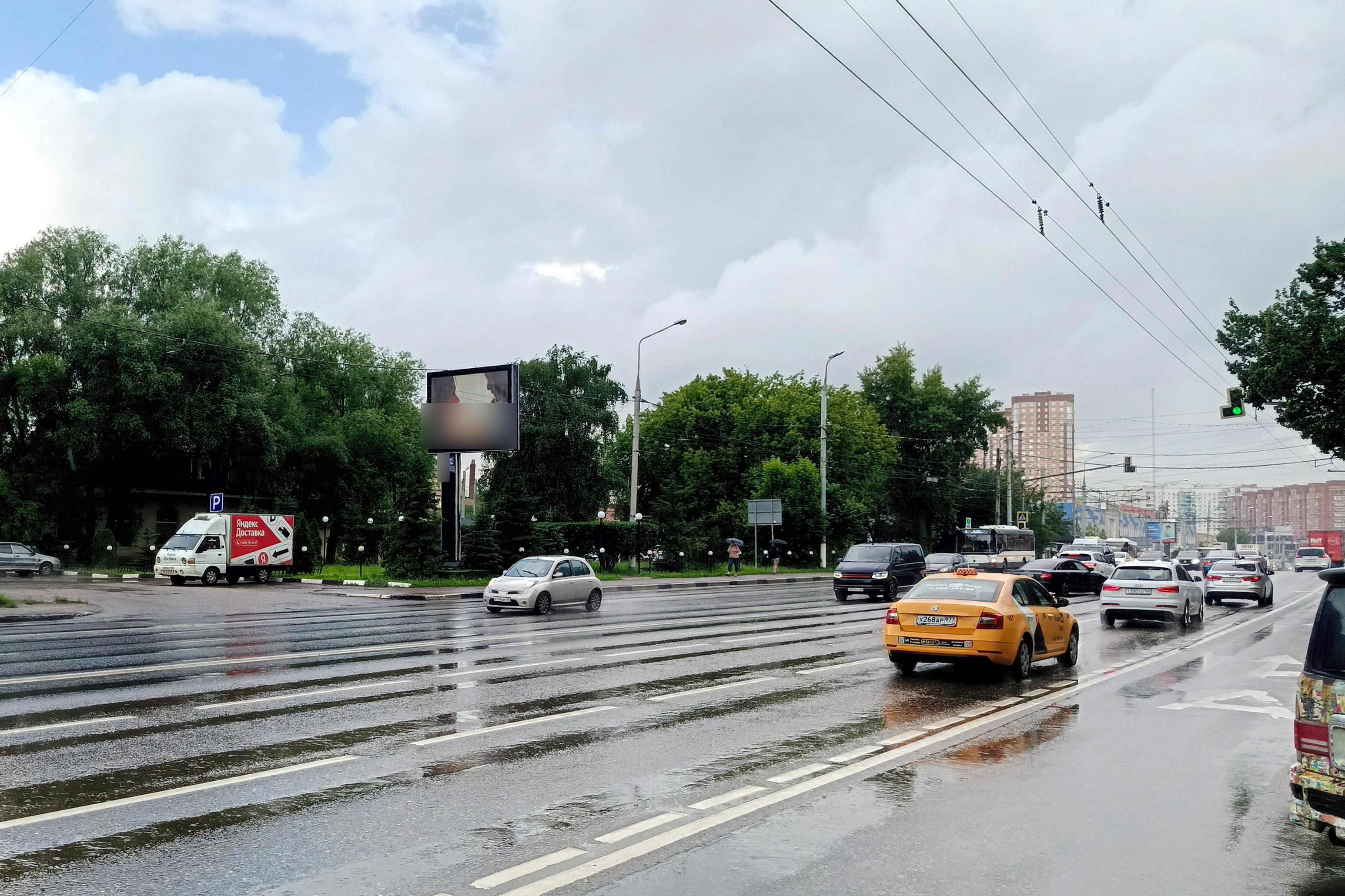 Фотография рекламного носителя, тип: Ситиборд 2.7x3.7, адрес: Юбилейный пр-т., д.59Б, Химки, Московская область, Россия. Сторона Б1-Б5 №782660