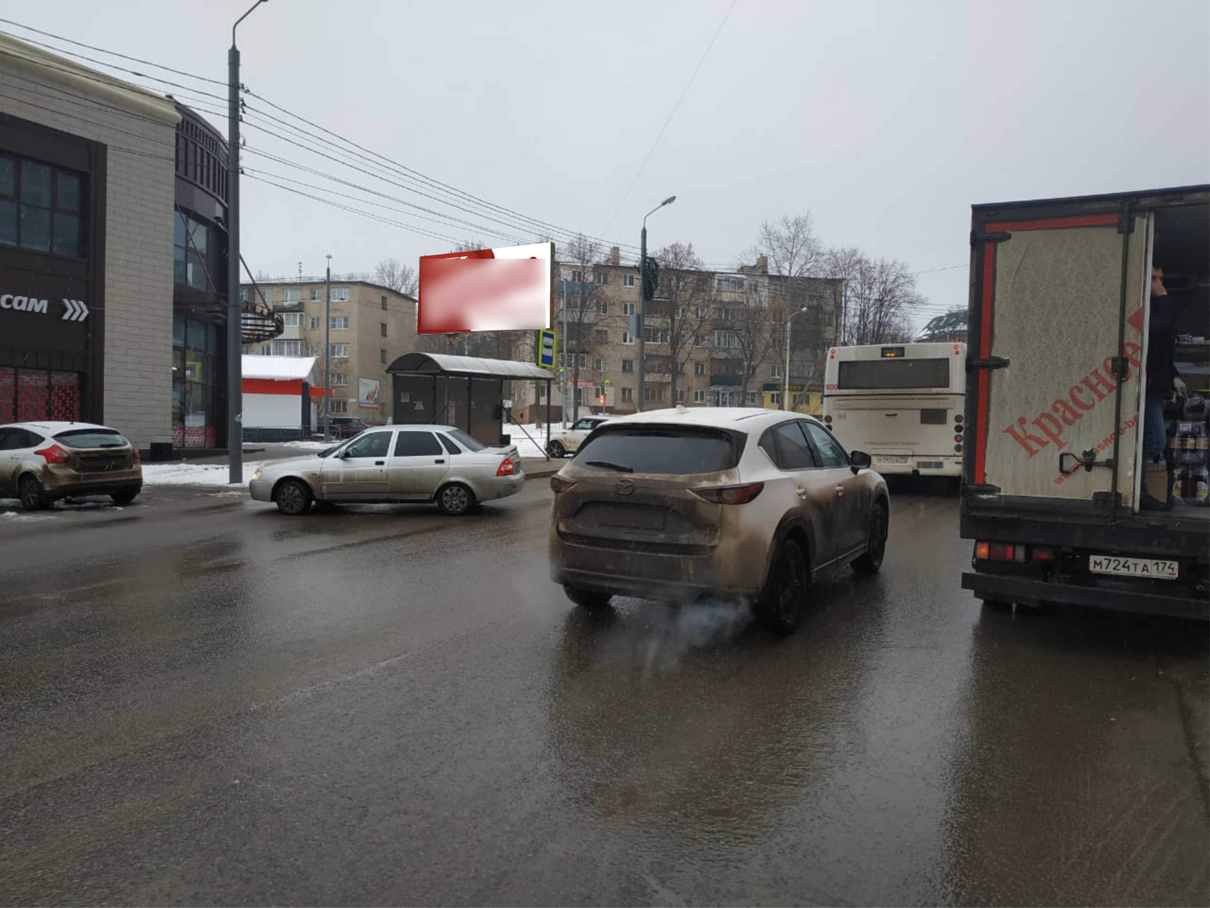 Фотография рекламного носителя, тип: Билборд 3x6, адрес: ул.Макаренко х ул.Седова, Тула, Тульская область, Россия. Сторона В №806205