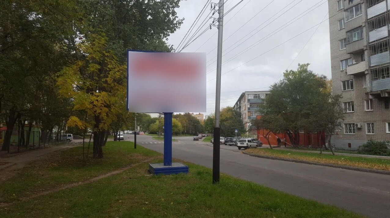 Фотография рекламного носителя, тип: Ситиборд 2.7x3.7, адрес: Некрасова ул., д.54, Хабаровск, Хабаровский край, Россия. Сторона Б №1395457