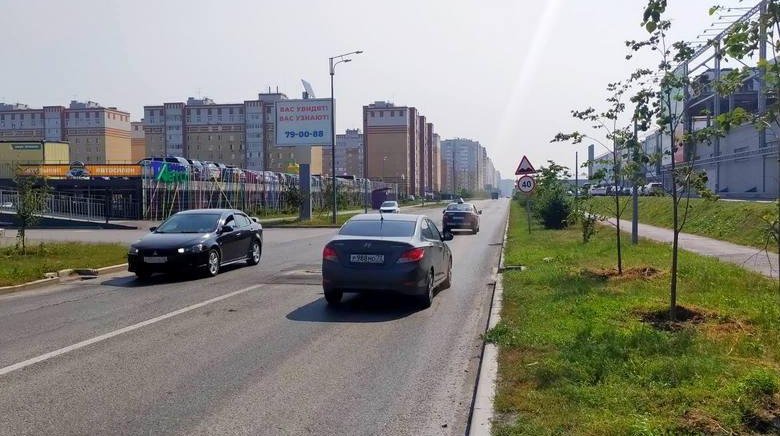 Фотография рекламного носителя, тип: Билборд 3x6, адрес: Н.Семенова ул., д.17, Тюмень, Тюменская область, Россия. Сторона B1-B5 №953922