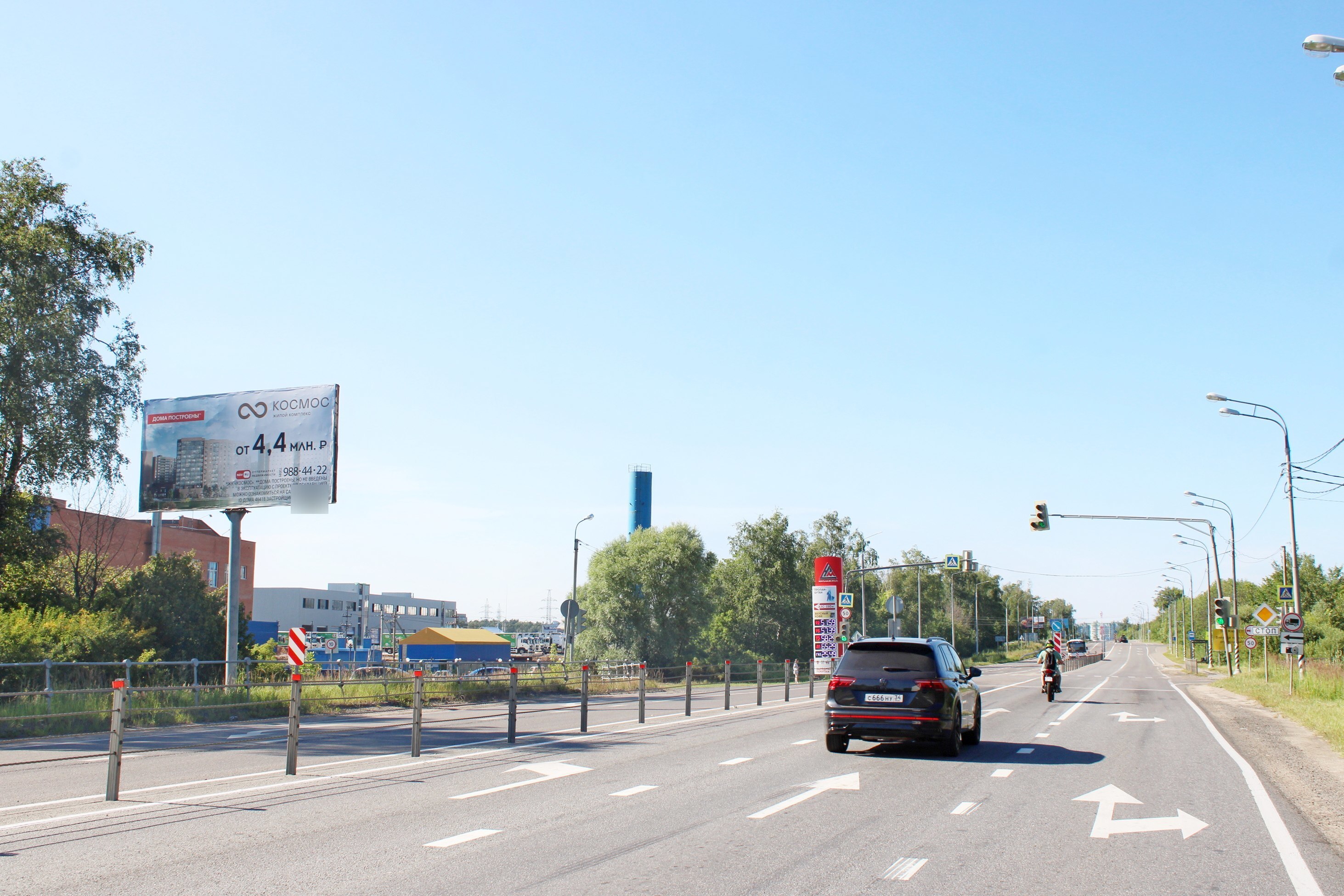 Фотография рекламного носителя, тип: Билборд 3x6, адрес: Заборье ул. Х Лёдовская ул., стр.1д, Домодедово, Московская область, Россия. Сторона Б1 №870202