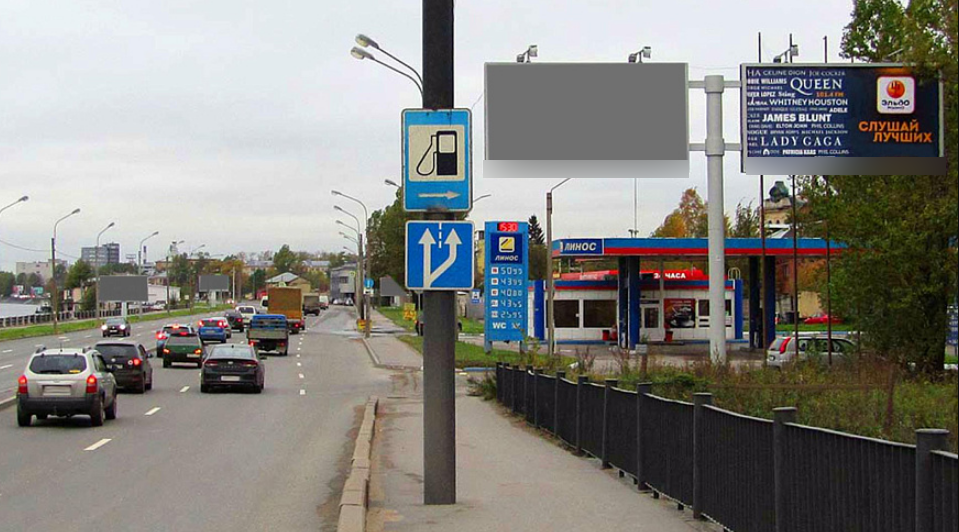 Фотография рекламного носителя, тип: Билборд 3x6, адрес: Октябрьская наб., д.38, корп.3, Санкт-Петербург, Россия. Сторона A2 №171583