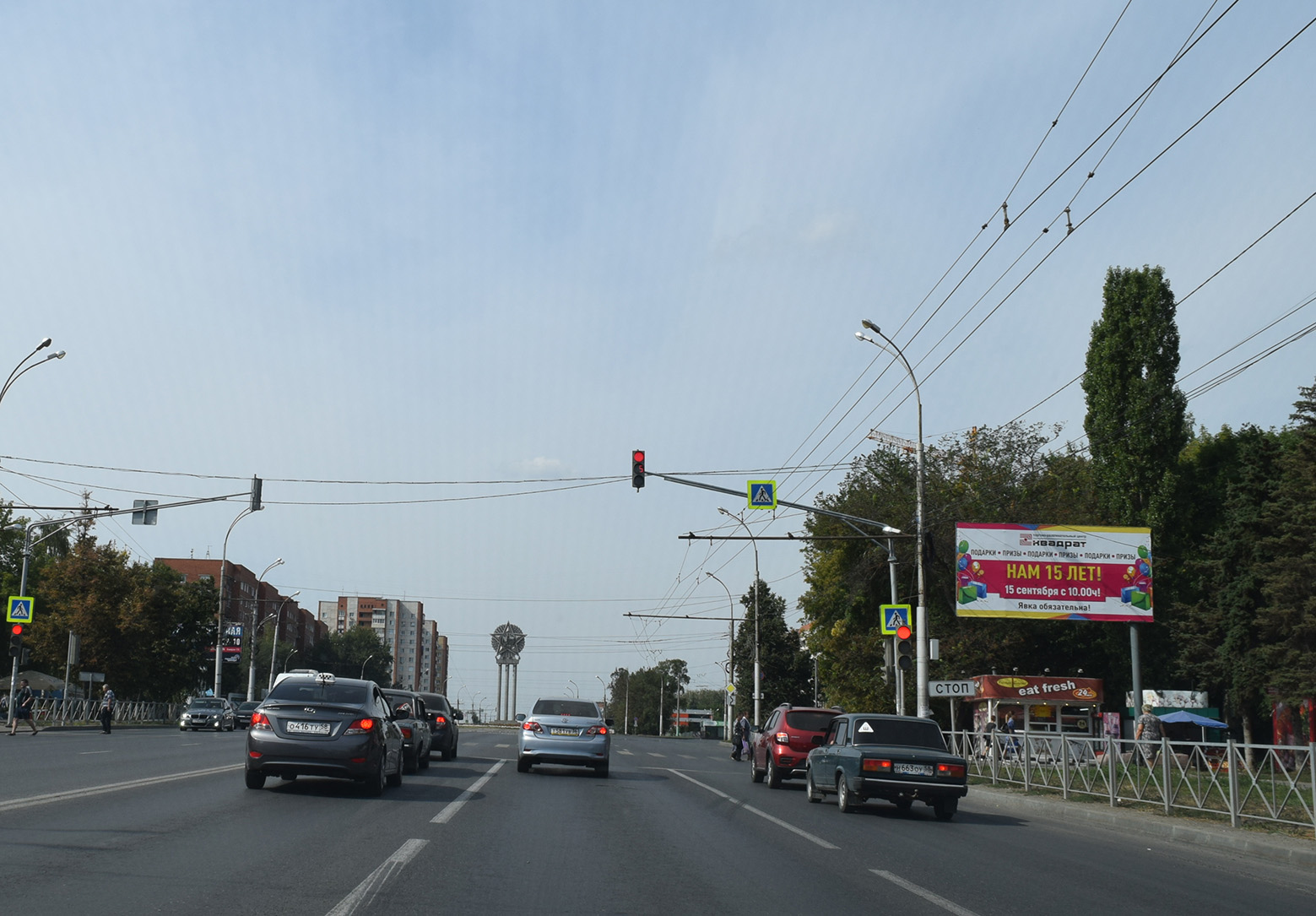 Фотография рекламного носителя, тип: Билборд 3x6, адрес: Победы пр., д.95, Пенза, Пензенская область, Россия. Сторона А №755442