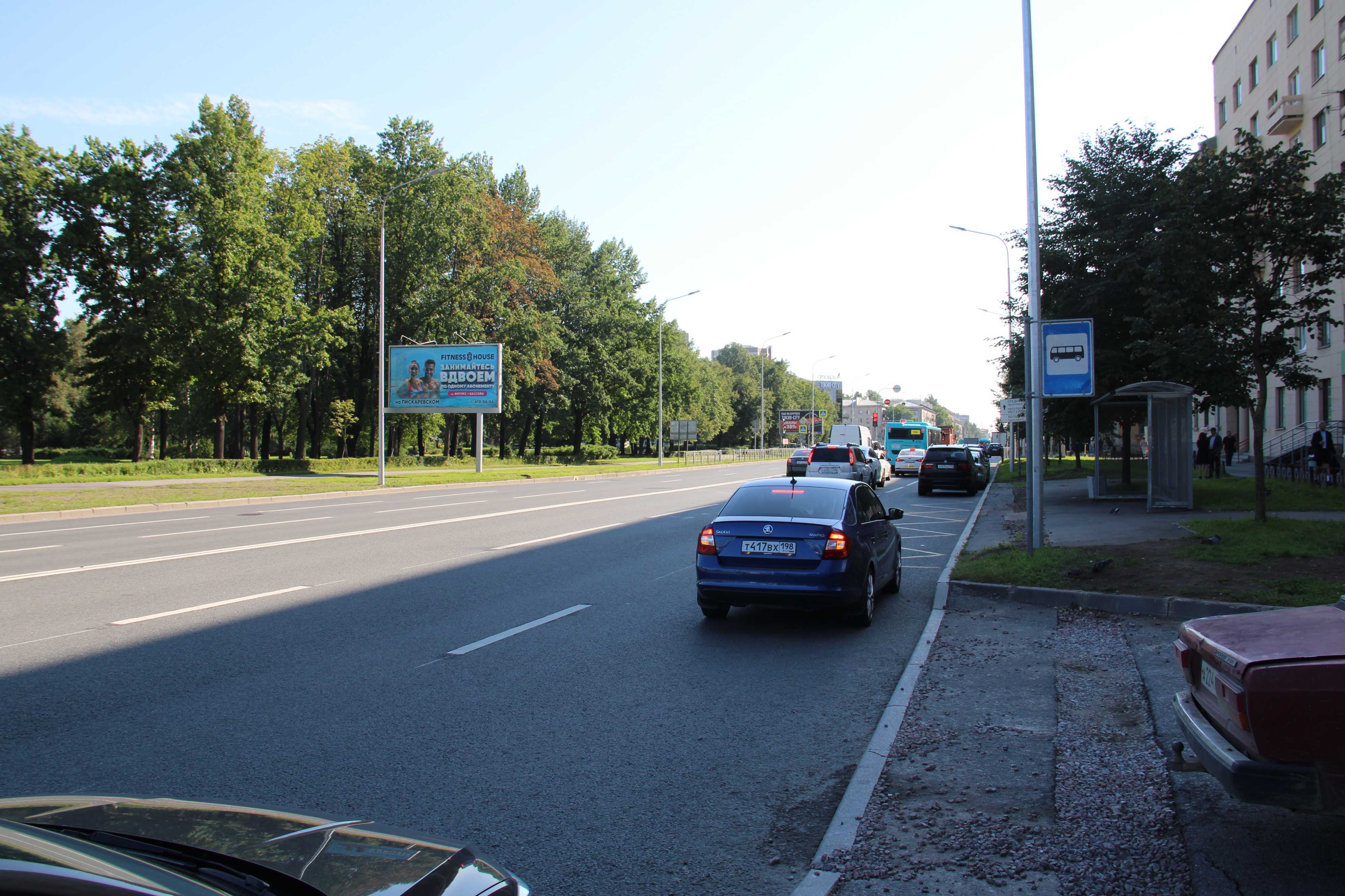 Фотография рекламного носителя, тип: Билборд 3x6, адрес: Революции ш., д.5, Санкт-Петербург, Россия. Сторона Б №684170