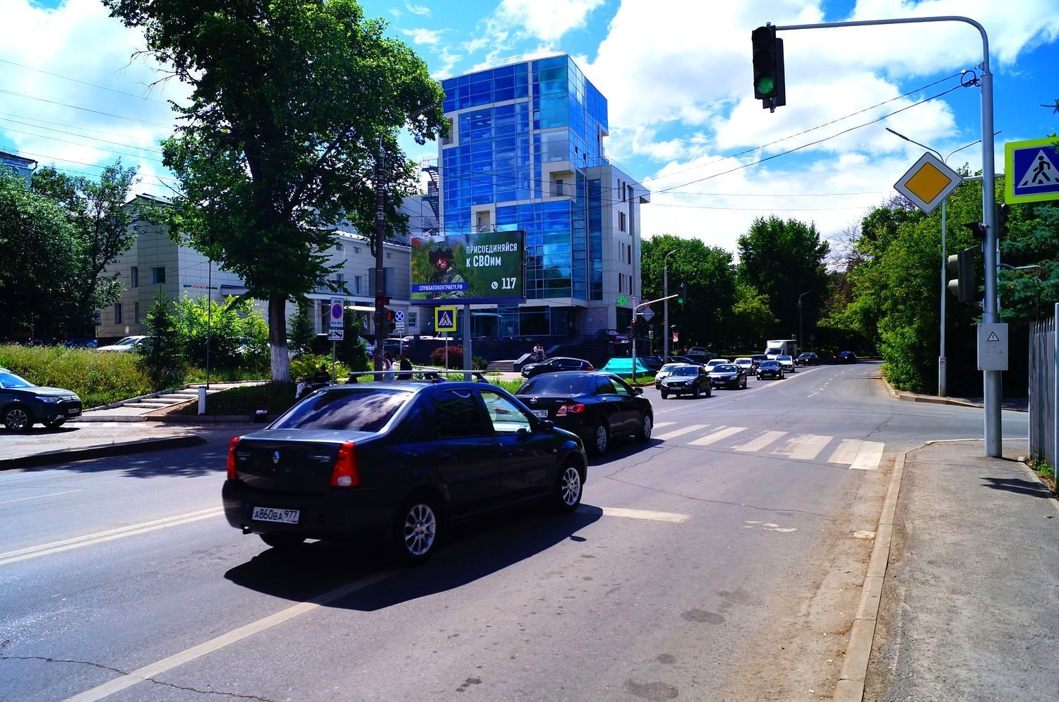 Фотография рекламного носителя, тип: Билборд 3x6, адрес: Блюхера ул., д.2, Уфа, Республика Башкортостан, Россия. Сторона Б №91952