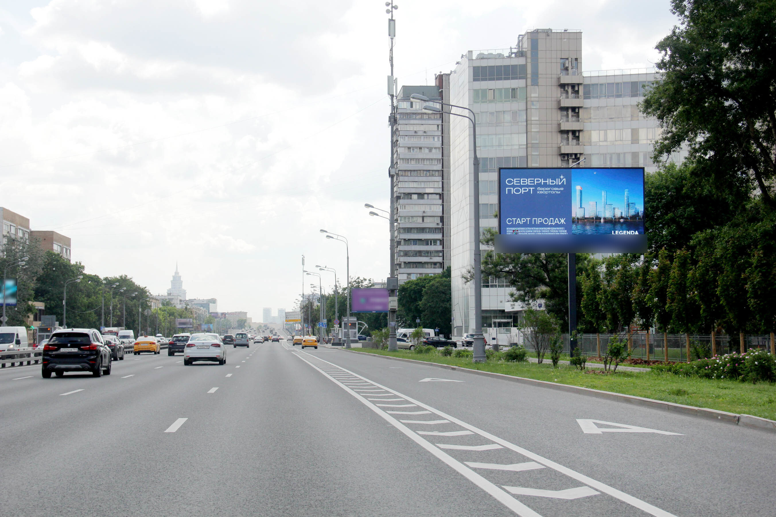Фотография рекламного носителя, тип: Билборд 3x6, адрес: Ленинградское ш., д.39с1, Москва, Россия. Сторона А1 №101626