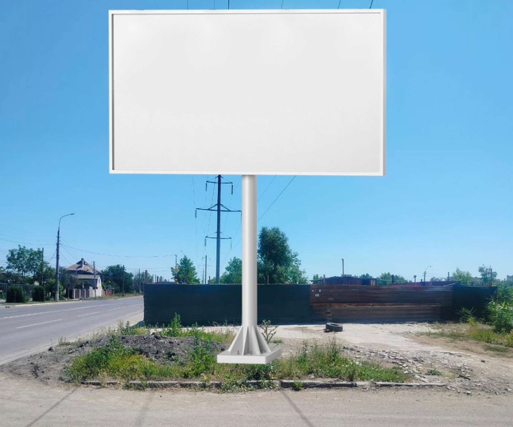Фотография рекламного носителя, тип: Билборд 3x6, адрес: ул. Карла Либкнехта возле дома 112 по ул. Зелинского, Мариуполь, Донецкая область, Россия. Сторона А №1372547