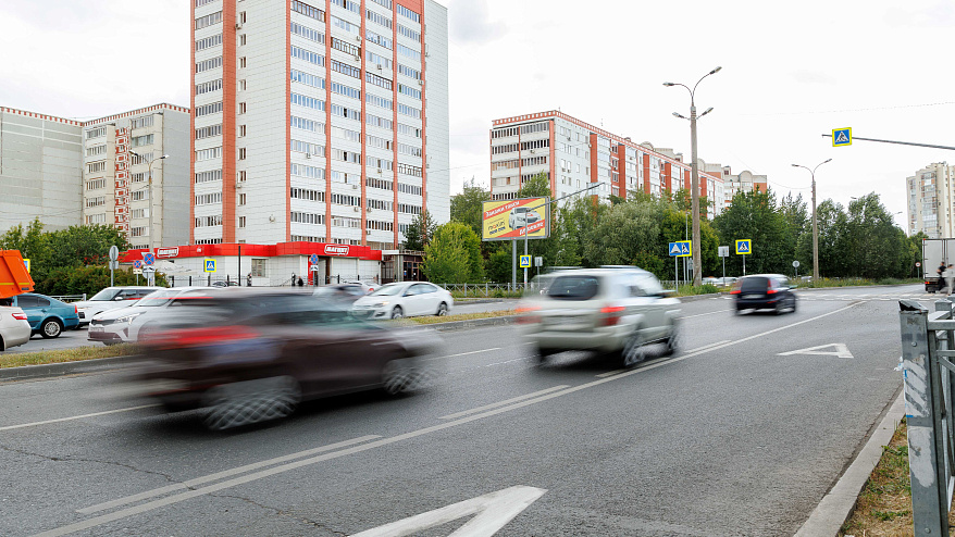 Фотография рекламного носителя, тип: Билборд 3x6, адрес: Юлиуса Фучика ул., д.49, Казань, Республика Татарстан, Россия. Сторона B №232387