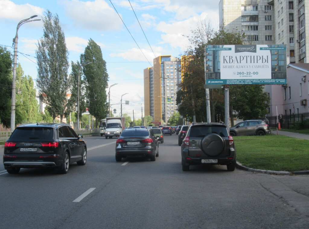 Фотография рекламного носителя, тип: Билборд 3x6, адрес: Космонавтов ул., д.60/1, Воронеж, Воронежская область, Россия. Сторона А №111943