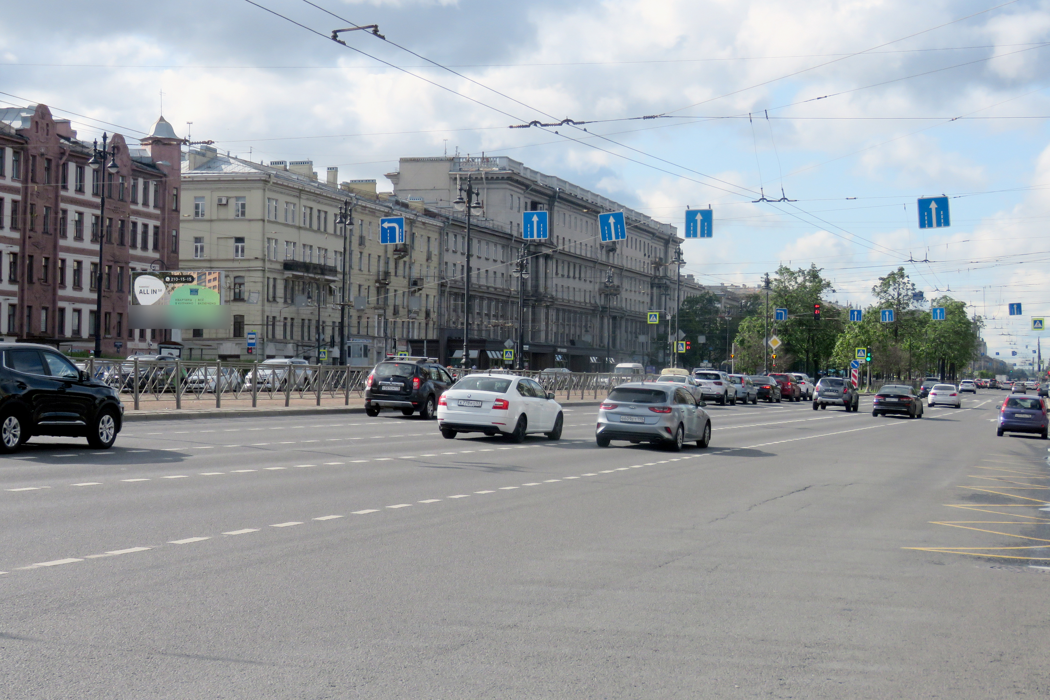 Фотография рекламного носителя, тип: Билборд 3x6, адрес: Московский пр-т., д.166, Санкт-Петербург, Россия. Сторона Б №119883