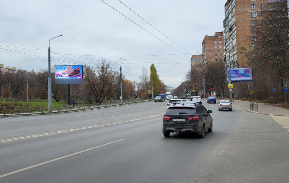 Фотография рекламного носителя, тип: Билборд 3x6, адрес: Советской Армии ул., д.2, корп.1, Рязань, Рязанская область, Россия. Сторона Б1-Б10 №598943