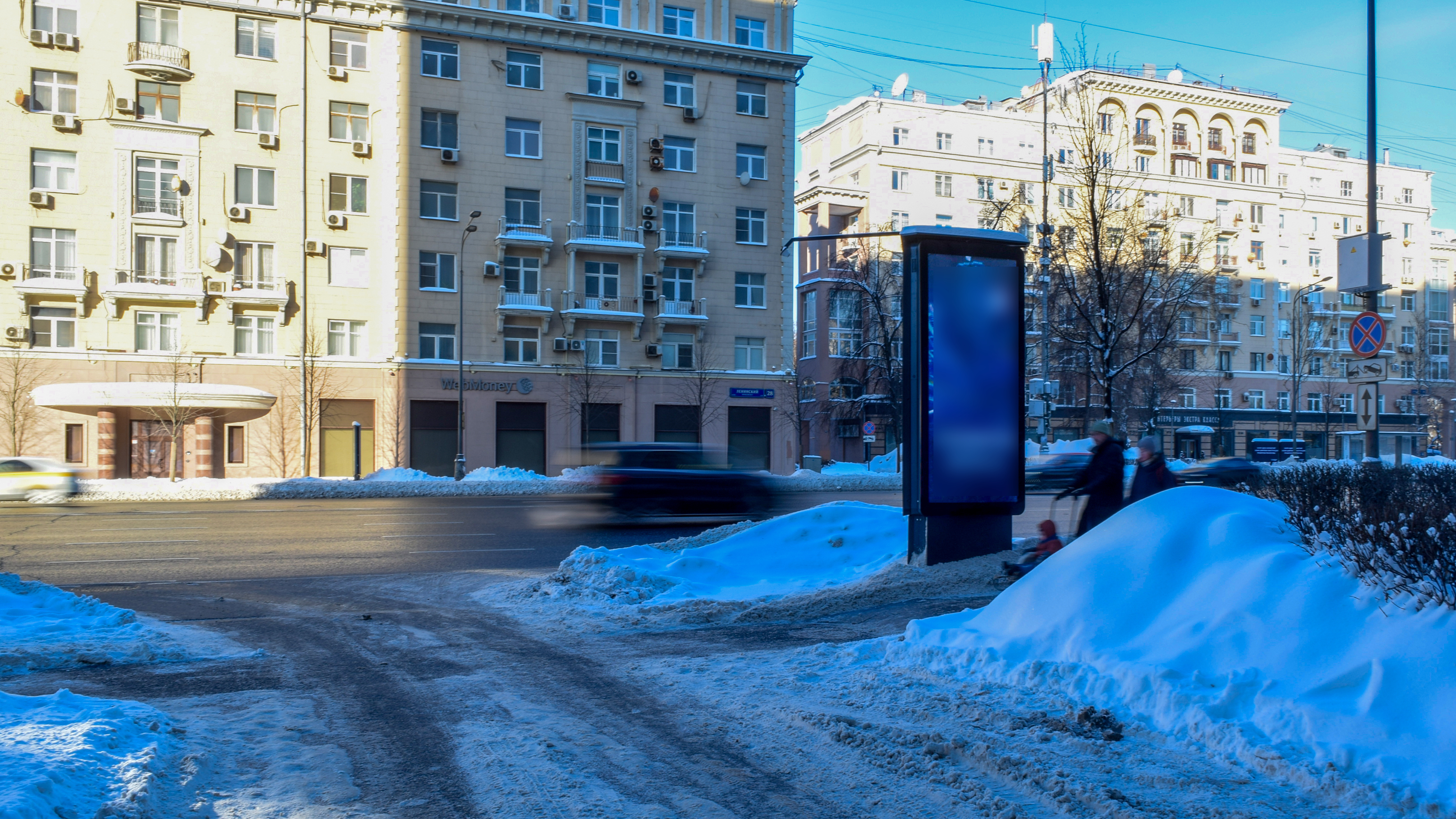 Фотография рекламного носителя, тип: Пиллар 3x1.4, адрес: Ленинский пр-т., д.31, Москва, Россия. Сторона C №262291