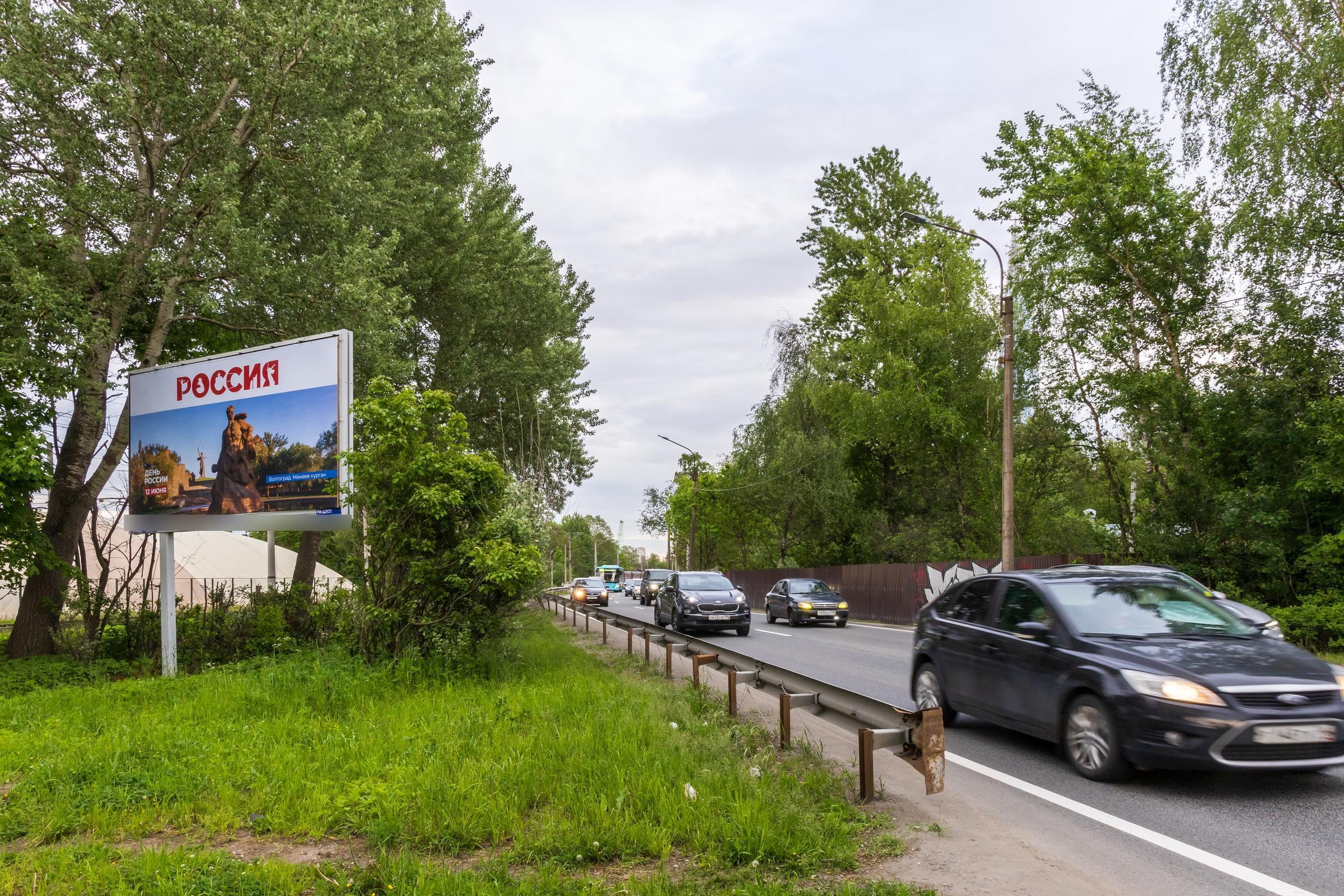 Фотография рекламного носителя, тип: Билборд 3x6, адрес: Приморское ш. Х Приморская ул., Санкт-Петербург, Россия. Сторона Б №702954