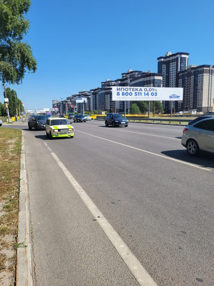 Фотография рекламного носителя, тип: Нестандартный суперсайт, адрес: Московский пр-т., д.109а/2 Х Победы б-р., Воронеж, Воронежская область, Россия. Сторона B №1075017