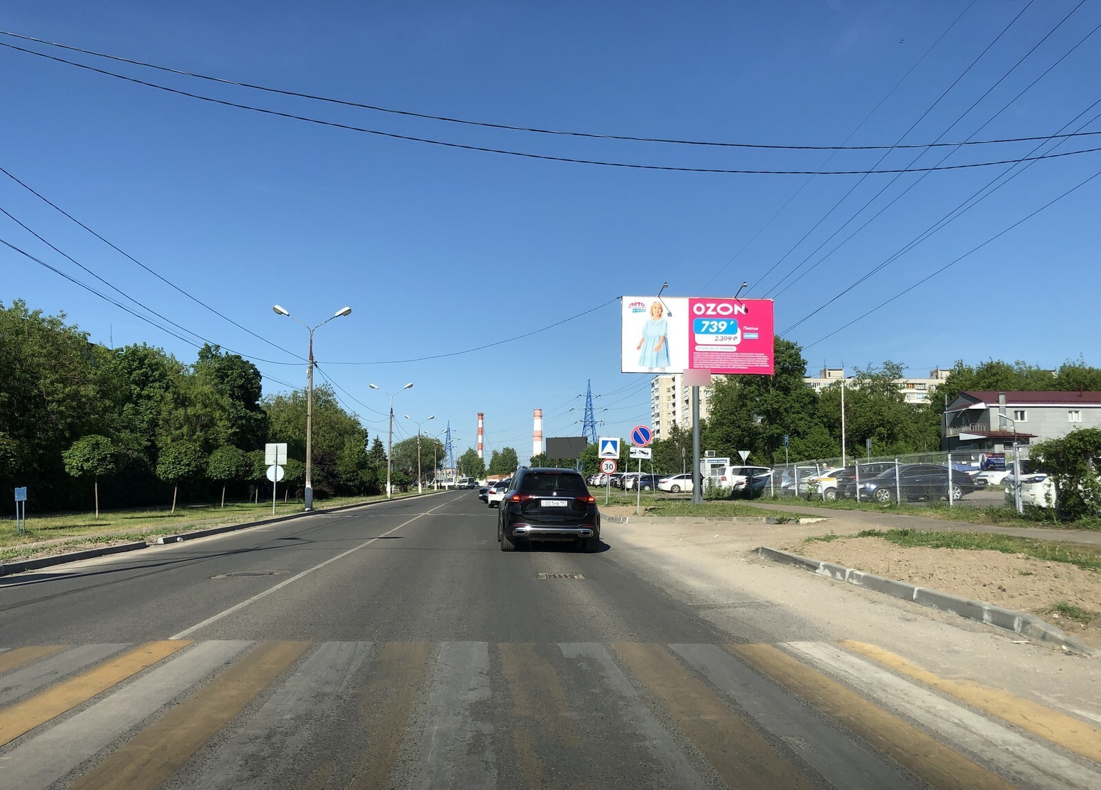 Фотография рекламного носителя, тип: Билборд 3x6, адрес: Мясищева ул., д.6а, Жуковский, Московская область, Россия. Сторона А №947467