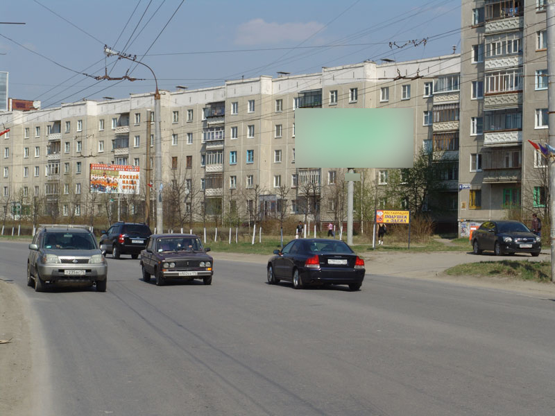 Фотография рекламного носителя, тип: Билборд 3x6, адрес: Октября пр-т., д.31, Миасс, Челябинская область, Россия. Сторона А №1359735