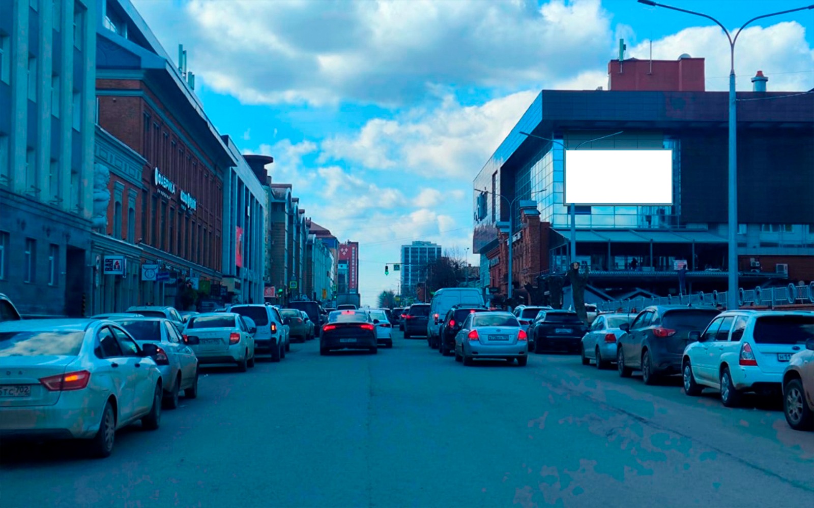 Фотография рекламного носителя, тип: Медиафасад, адрес: Чернышевского ул., д.75, ТЦ Галерея Арт, Уфа, Республика Башкортостан, Россия. Сторона A1-A10 №1007485